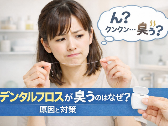 浦安市の歯医者 矯正歯科 あらかわ歯科医院 デンタルフロスが臭う理由