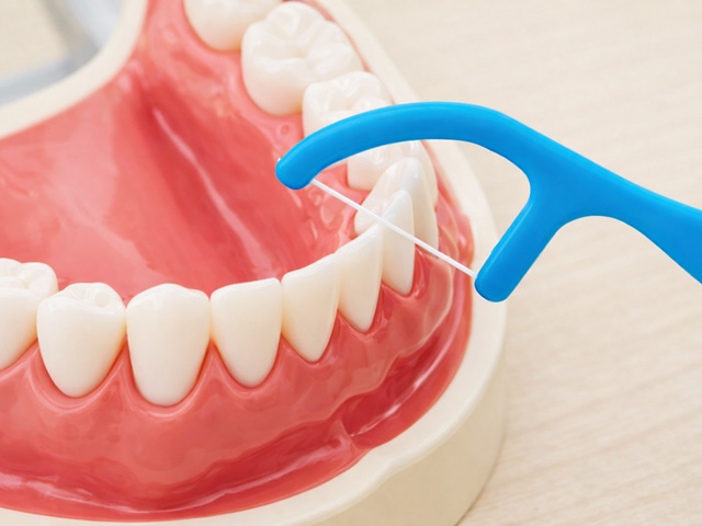 浦安市の歯医者 矯正歯科 あらかわ歯科医院 デンタルフロスが臭う理由